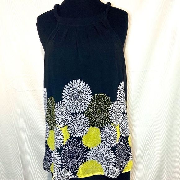 A.N.A Sleeveless Floral Halter Top Size Small - Picture 1 of 11